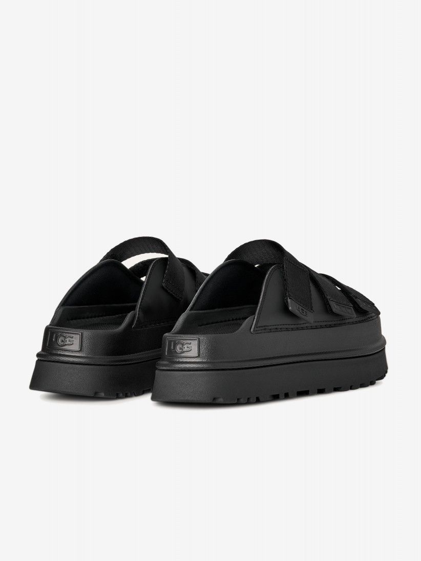 Ugg GoldenGlow Black Slides For Women