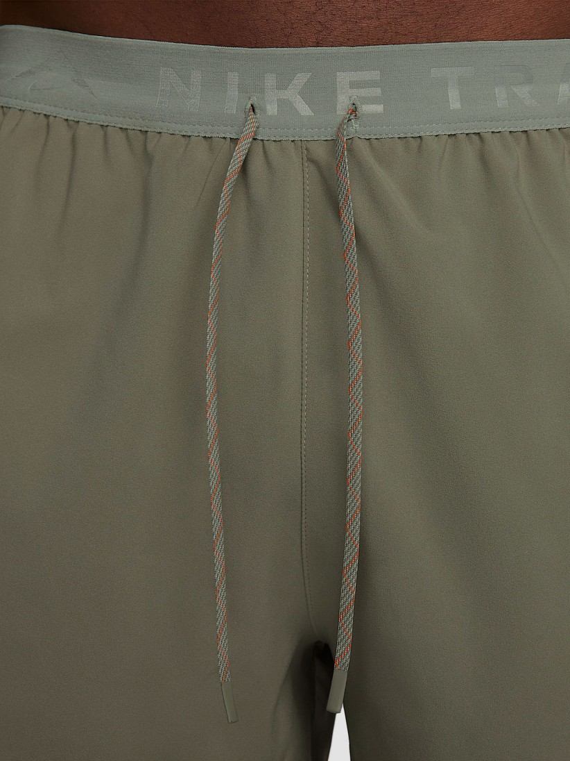 Pantalones Cortos de Trail Nike Dri-FIT 15cm Verdes Para Hombre
