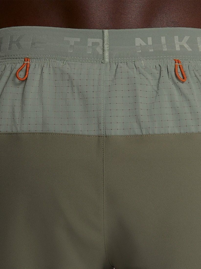 Pantalones Cortos de Trail Nike Dri-FIT 15cm Verdes Para Hombre
