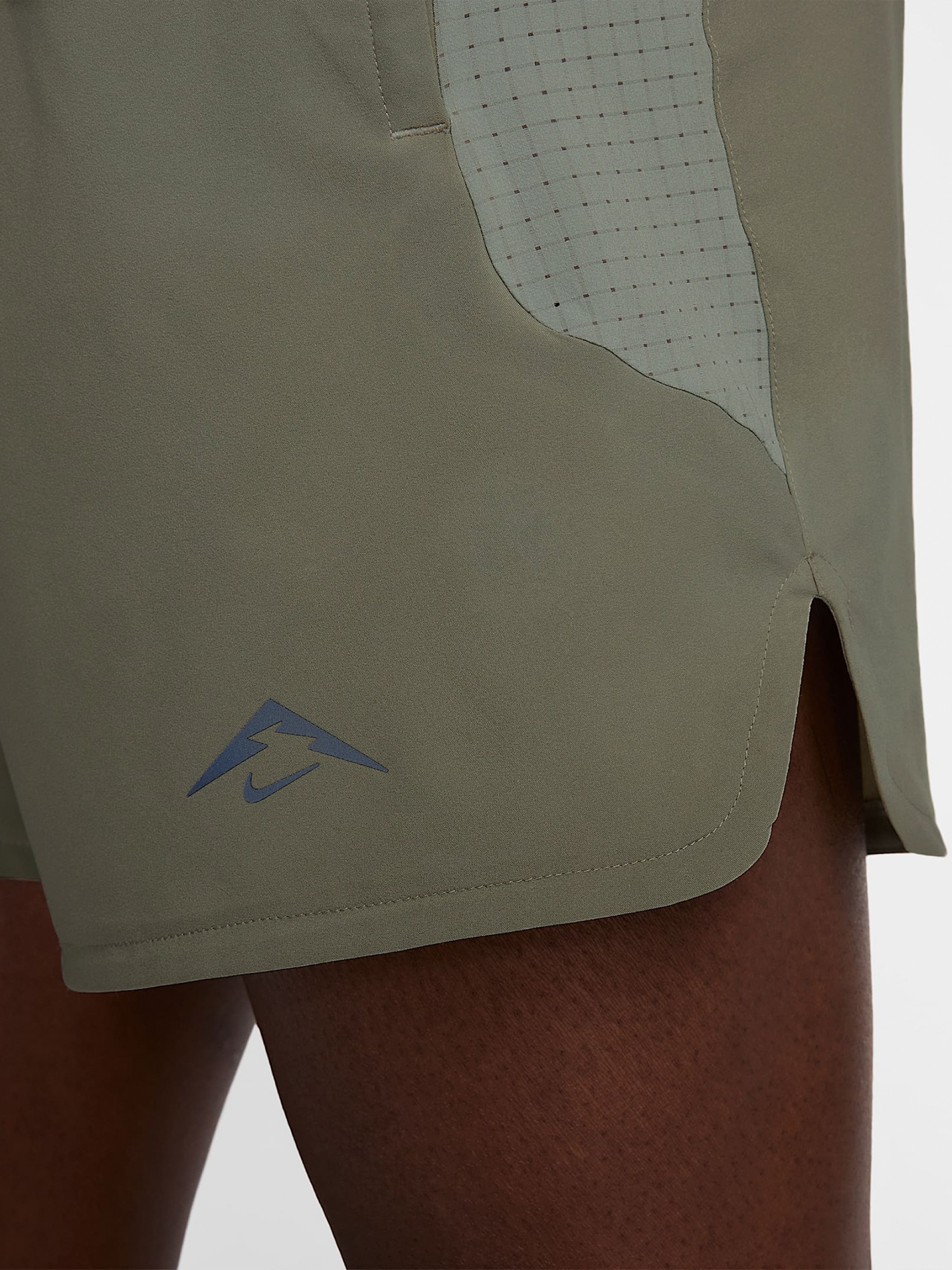 Pantalones Cortos de Trail Nike Dri-FIT 15cm Verdes Para Hombre