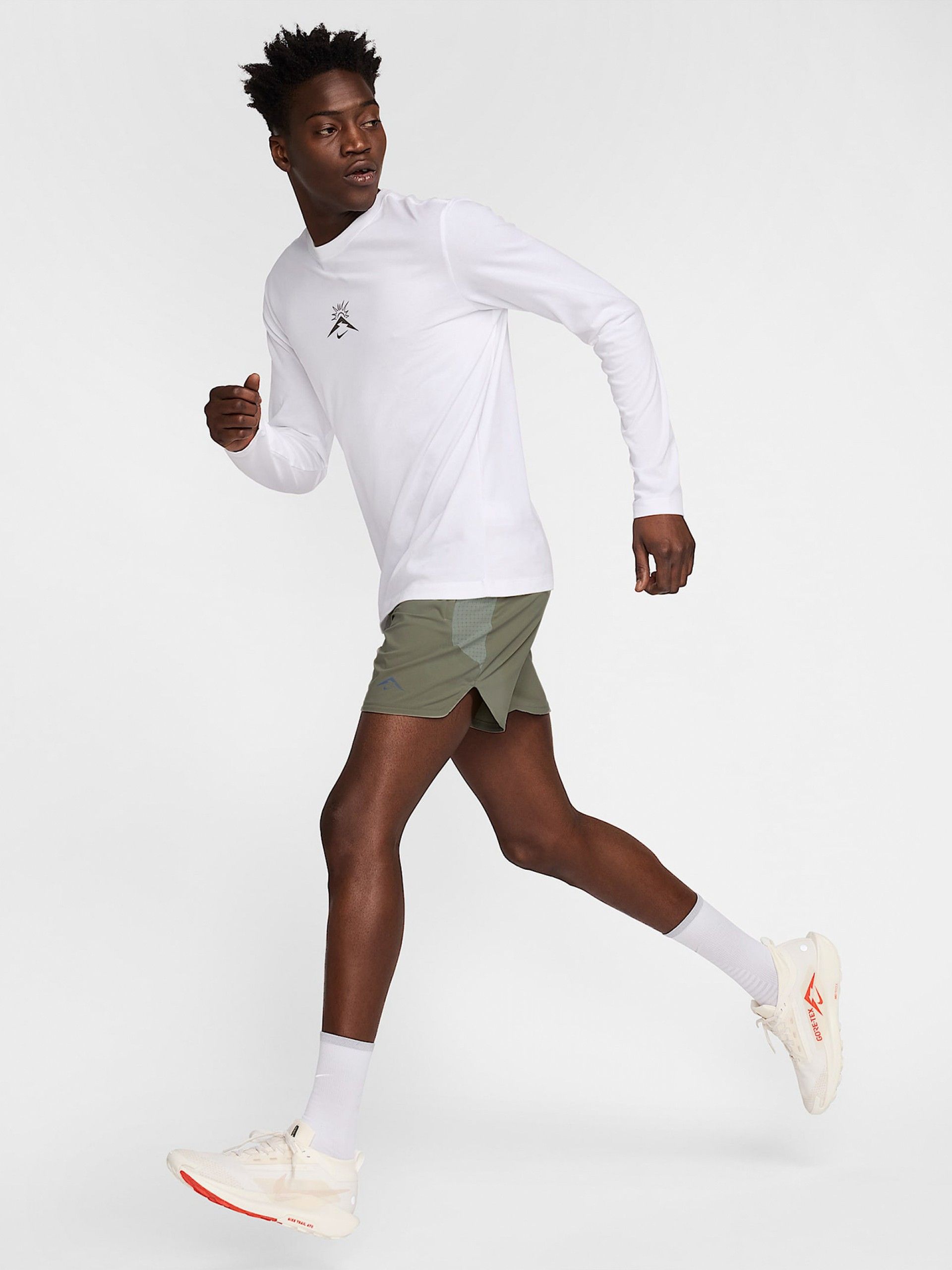 Pantalones Cortos de Trail Nike Dri-FIT 15cm Verdes Para Hombre