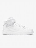 Sapatilhas Nike Air Force 1 07 Mid Brancas Para Mulher