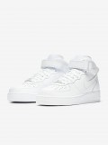 Sapatilhas Nike Air Force 1 07 Mid Brancas Para Mulher