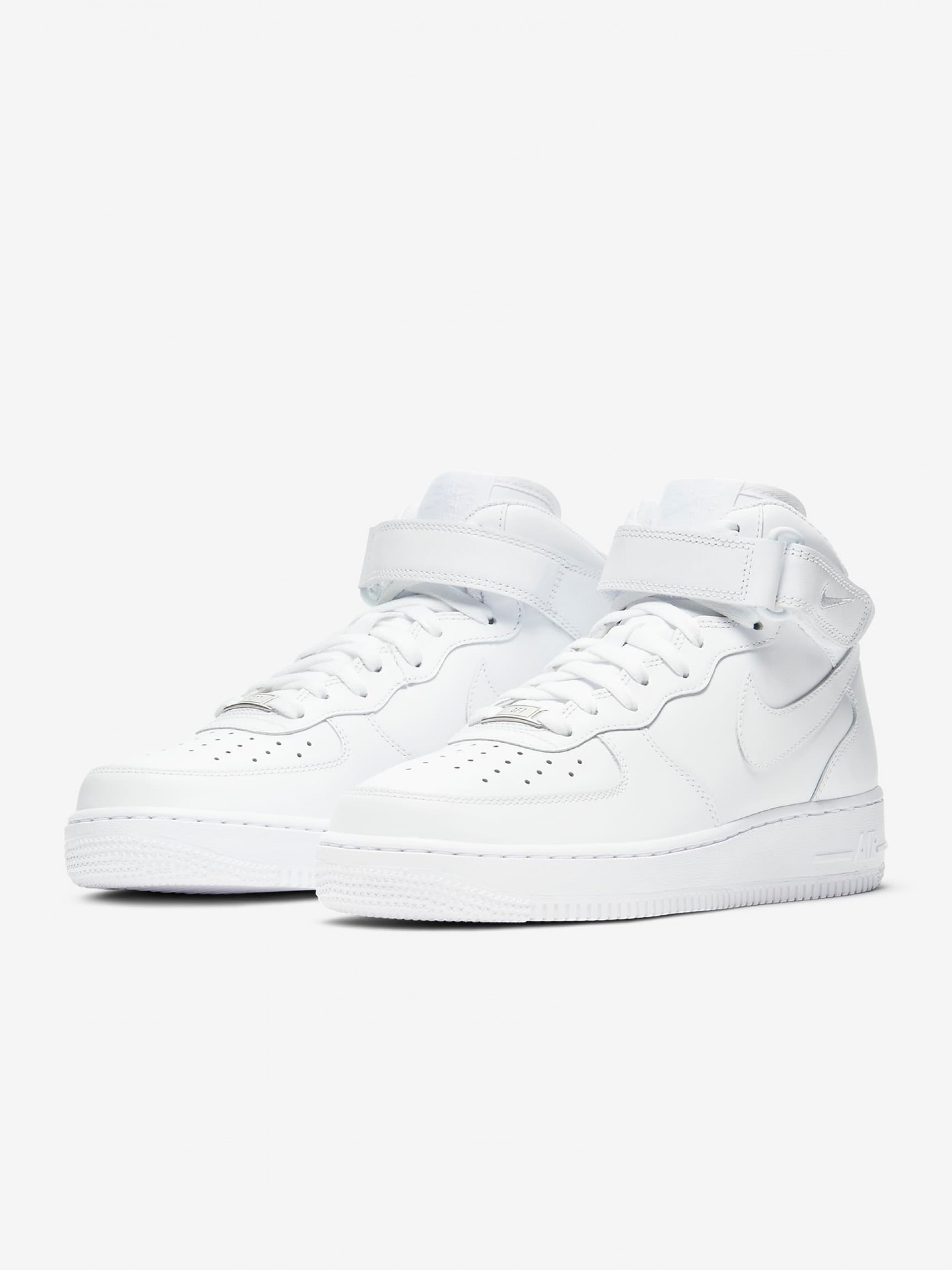 Sapatilhas Nike Air Force 1 07 Mid Brancas Para Mulher