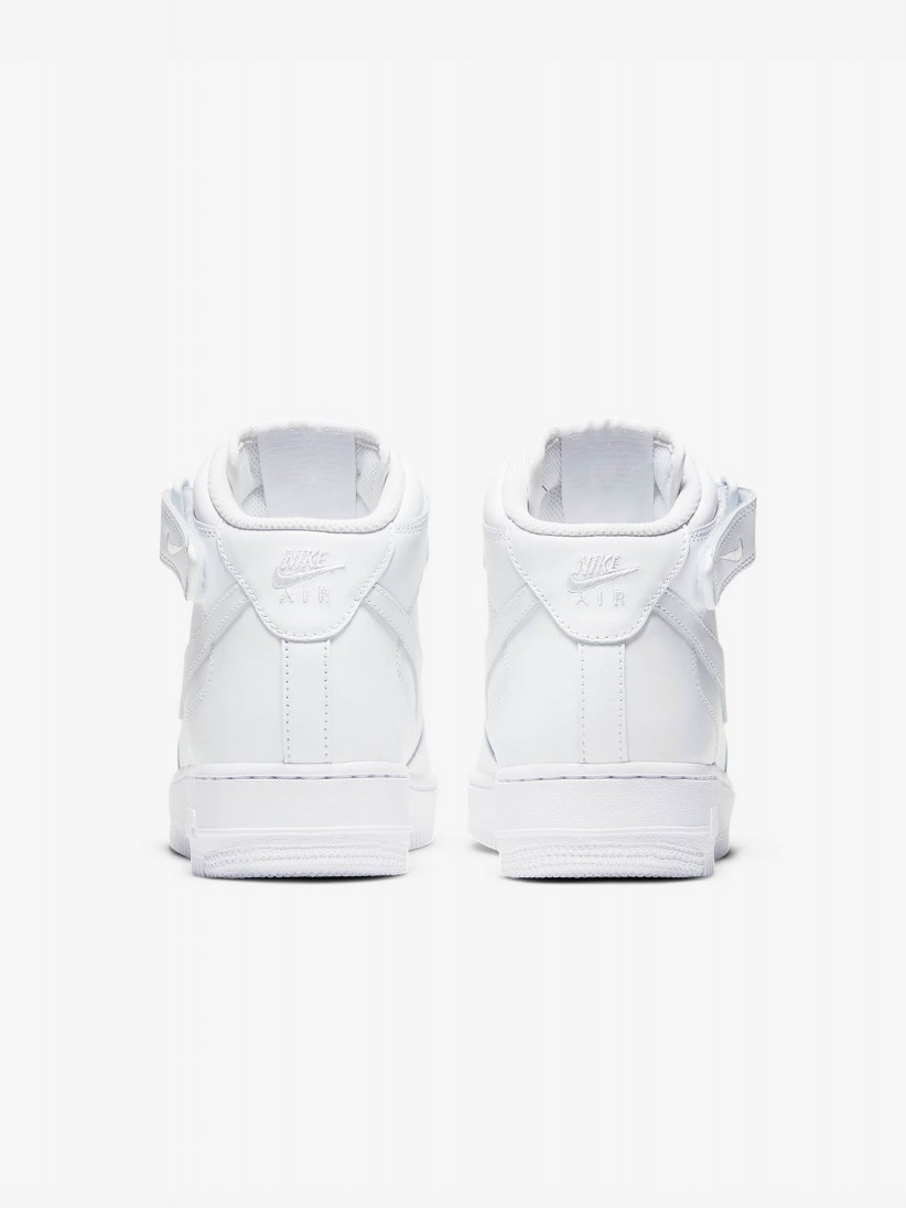 Sapatilhas Nike Air Force 1 07 Mid Brancas Para Mulher