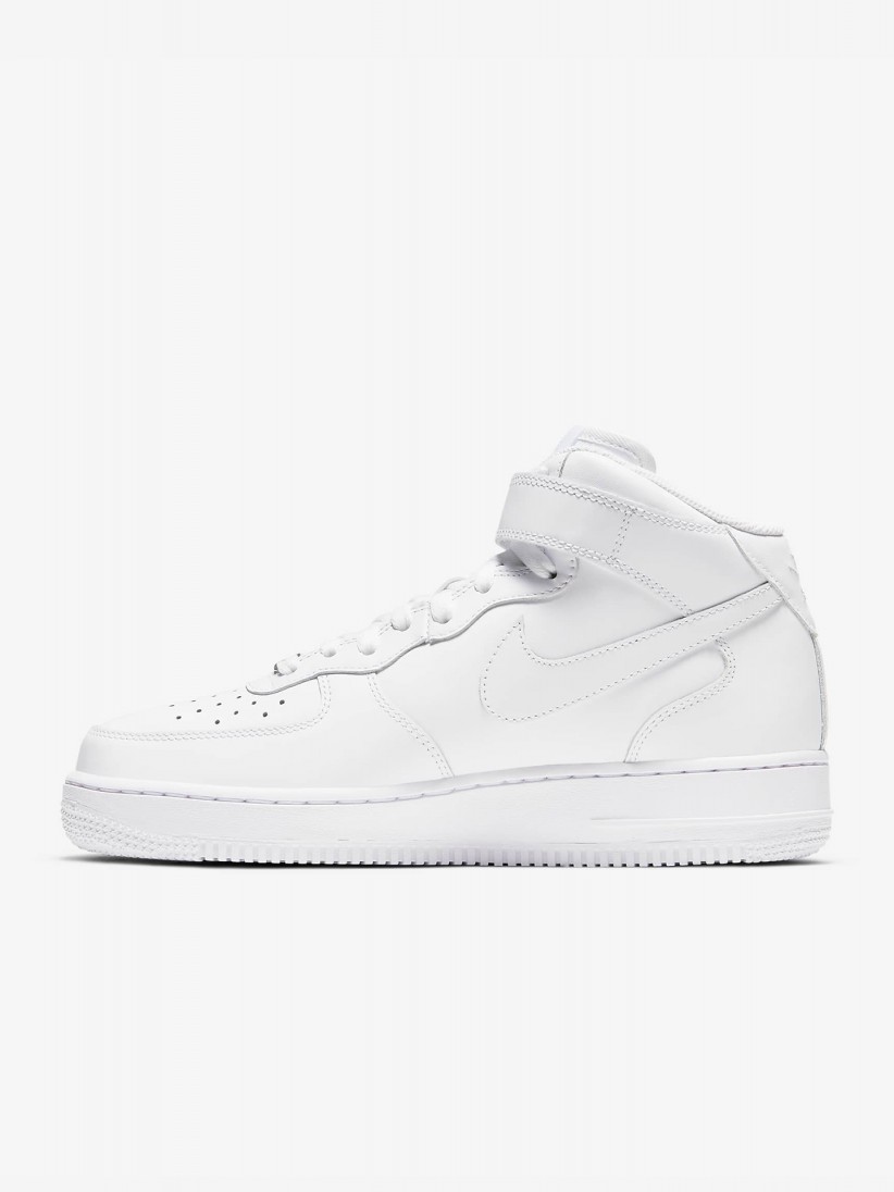 Sapatilhas Nike Air Force 1 07 Mid Brancas Para Mulher