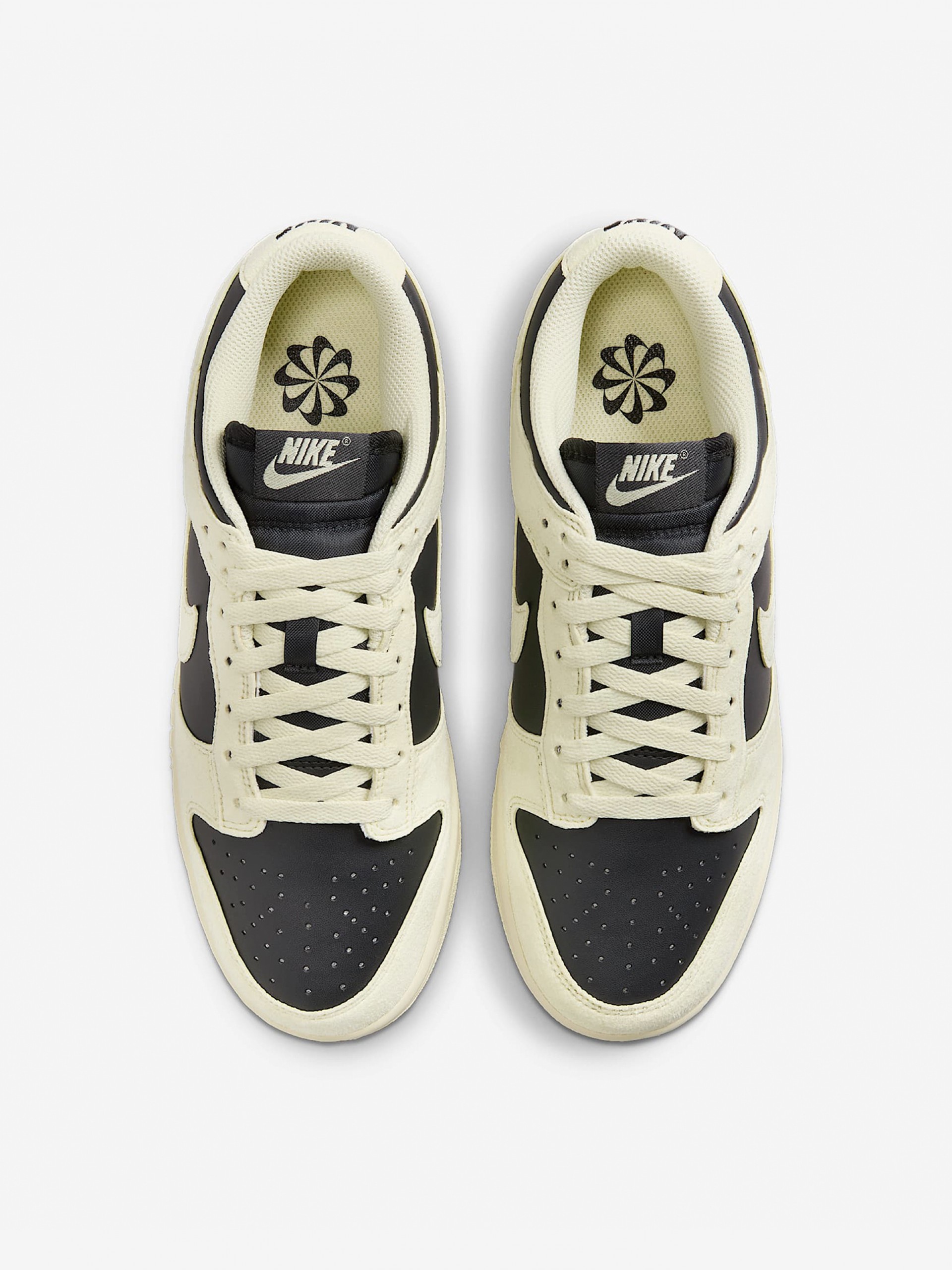 Sapatilhas Nike Dunk Low Amarelas e Pretas Para Mulher