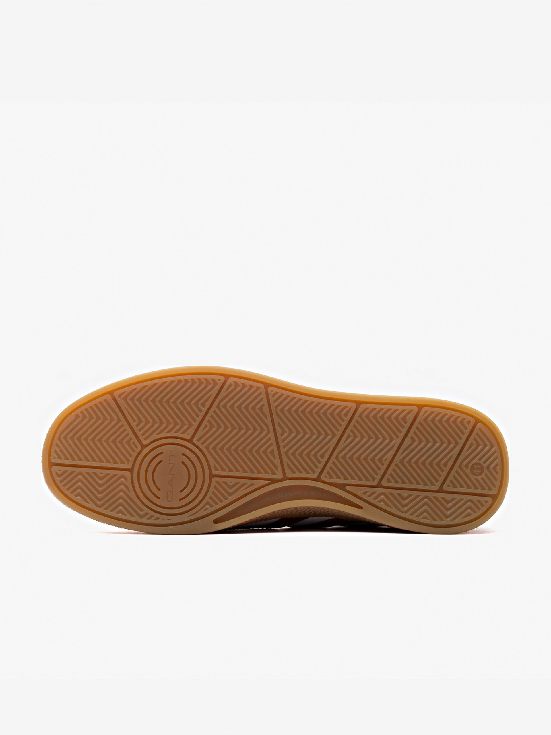 Sapatilhas Gant Cuzmo Brancas e Vermelhas Em Pele e Camurça