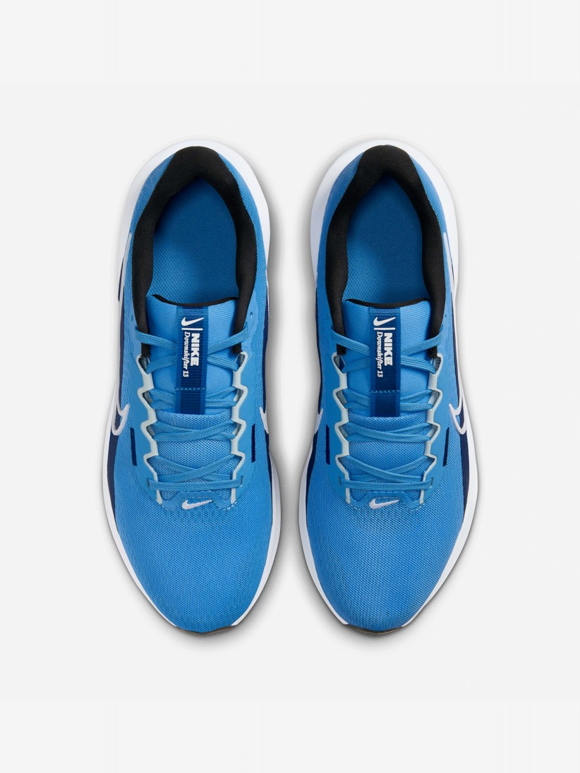 Nike Downshifter 13 Blue Running Trainers For Men
