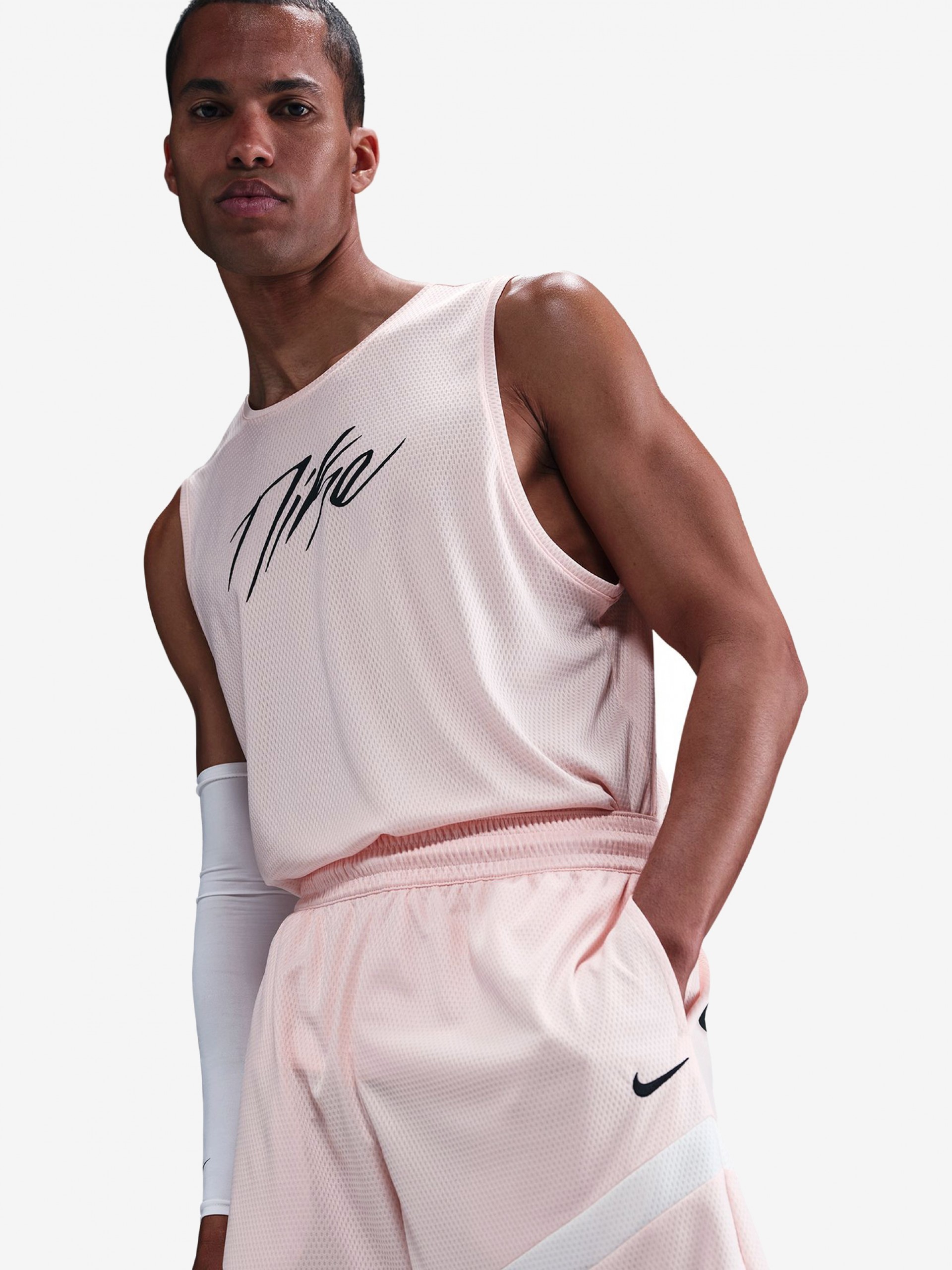 Nike Icon Dri-FIT 20cm Pink Basketball Shorts For Men