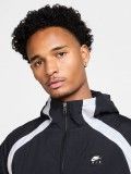 Nike Air Woven Black and White Hooded Jacket For Men