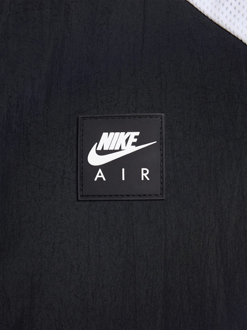 Nike Air Woven Black and White Hooded Jacket For Men