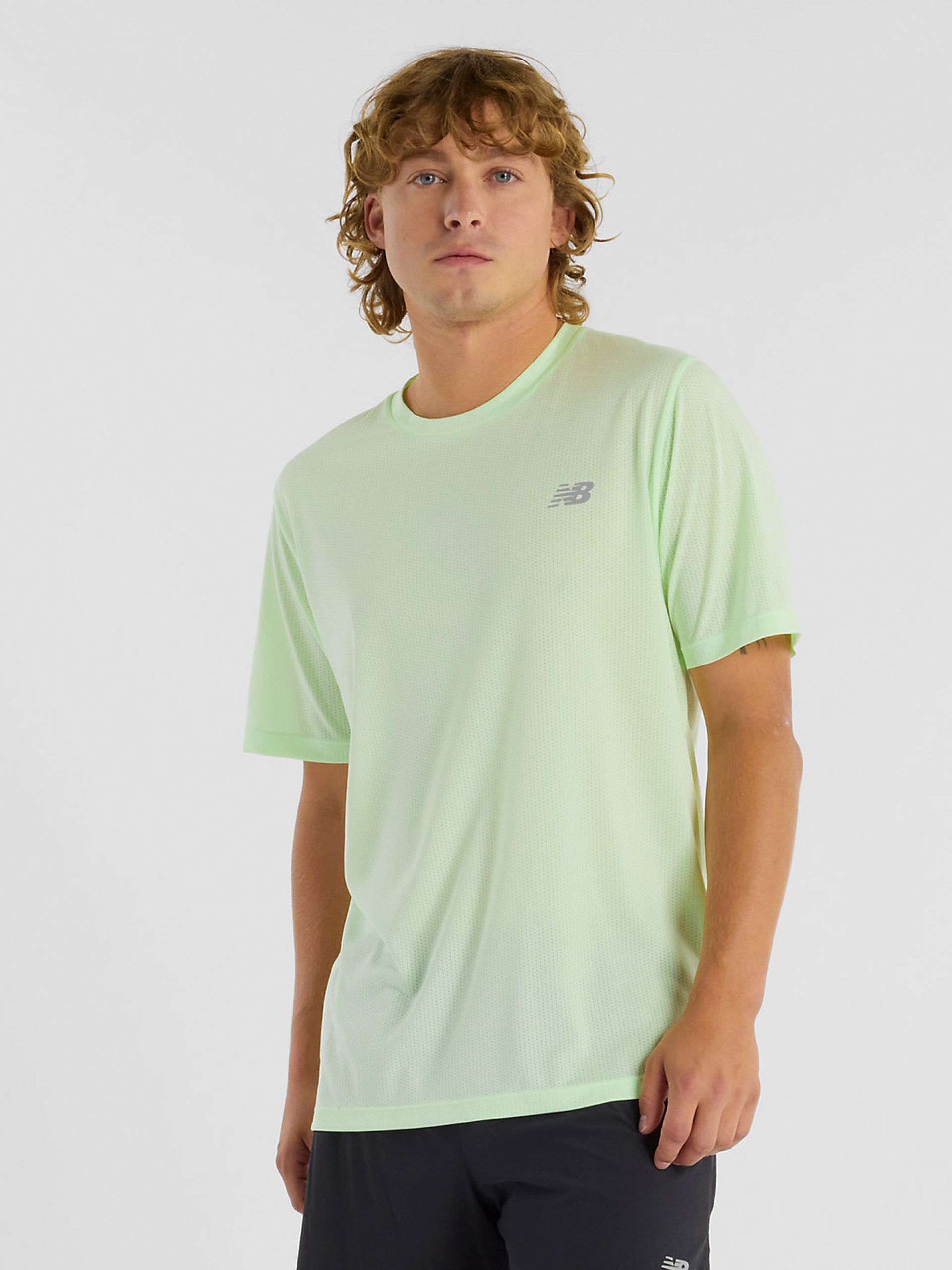 T-shirt New Balance Athletics Verde