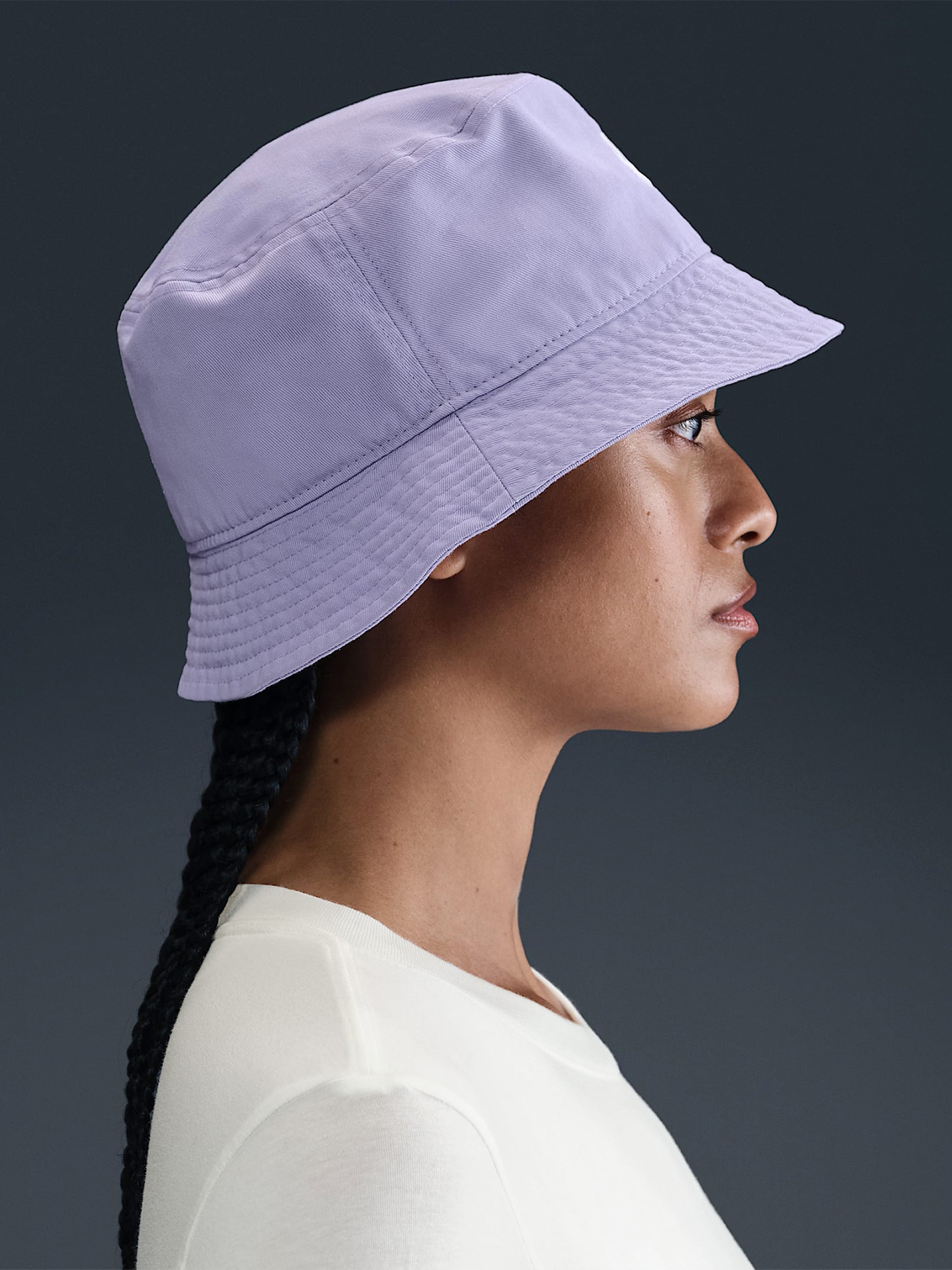 Sombrero Nike Apex Futura Lila Con Efecto Lavado