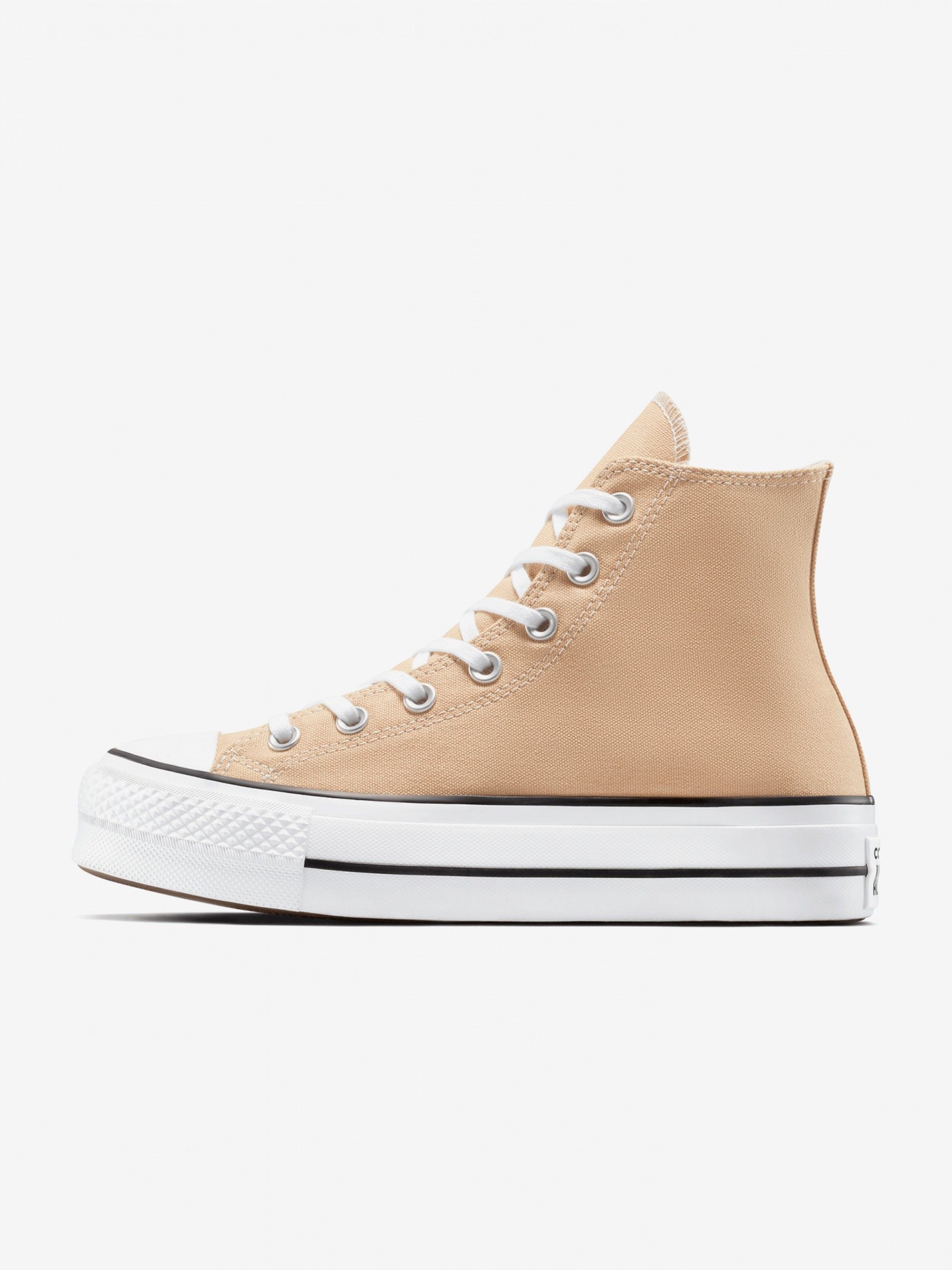 Converse Chuck Taylor All Star Lift Platform Beige Sneakers