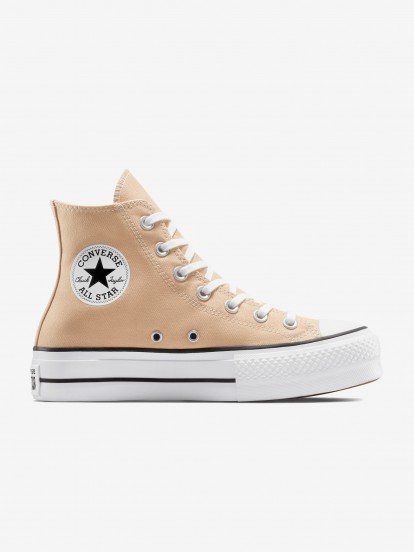 Sapatilhas Converse Chuck Taylor All Star Lift Platform Bege