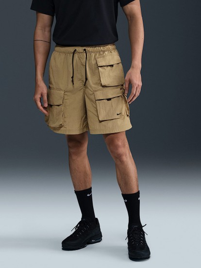 Nike Tech Woven Cargo Beige Shorts For Men