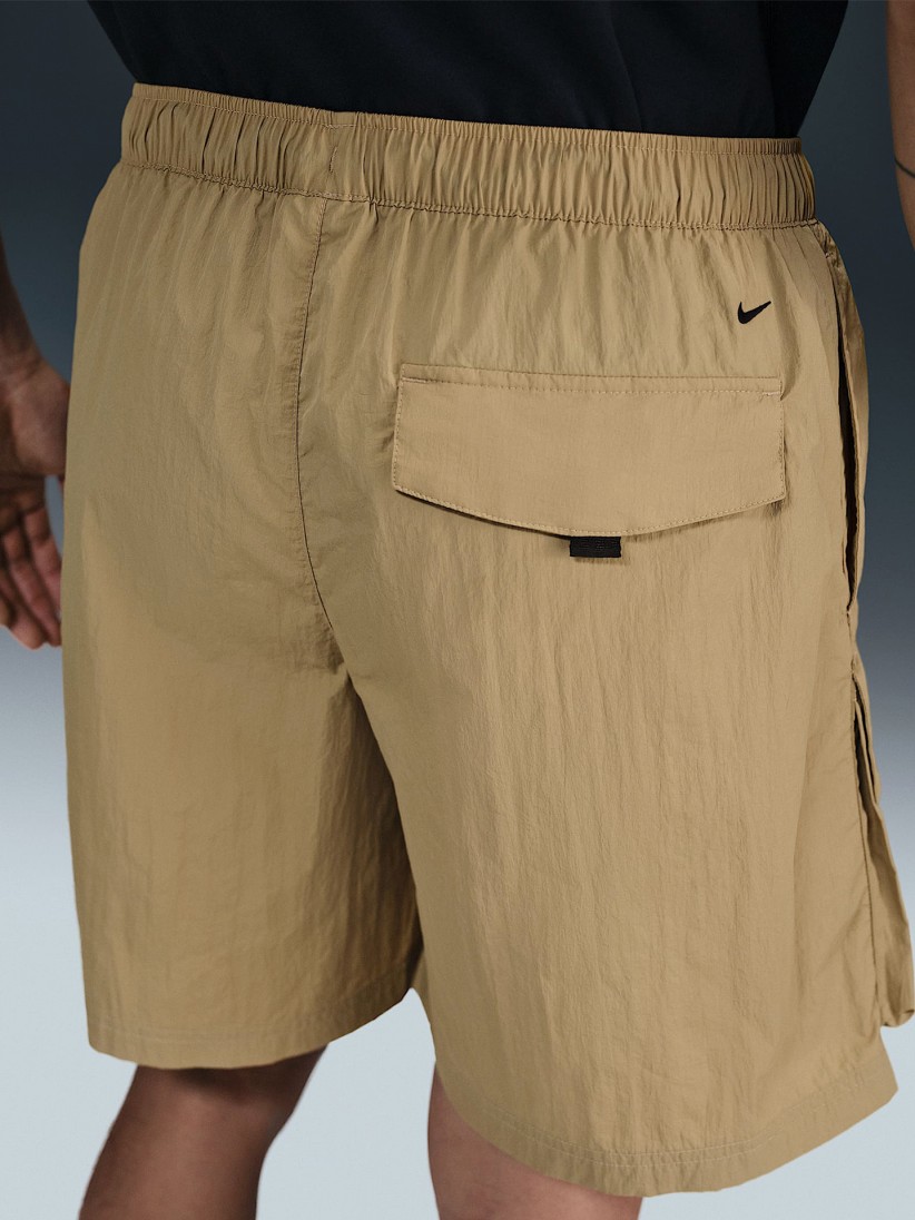 Nike Tech Woven Cargo Beige Shorts For Men