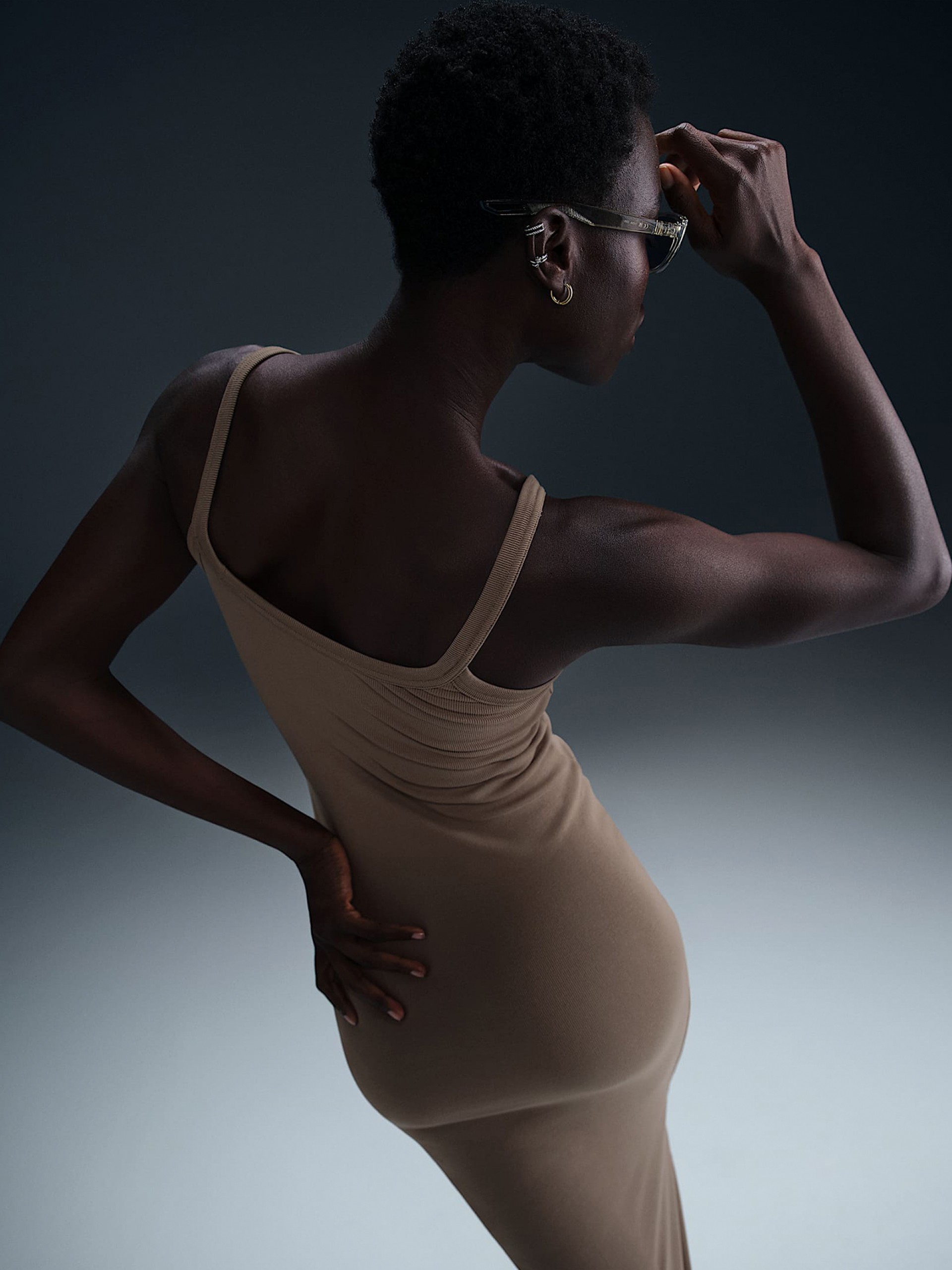 Nike Sportswear Chill Knit Brown Dress For Women