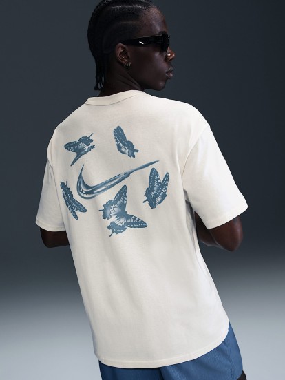 Camiseta Nike Sportswear Max90 Blanca Para Hombre