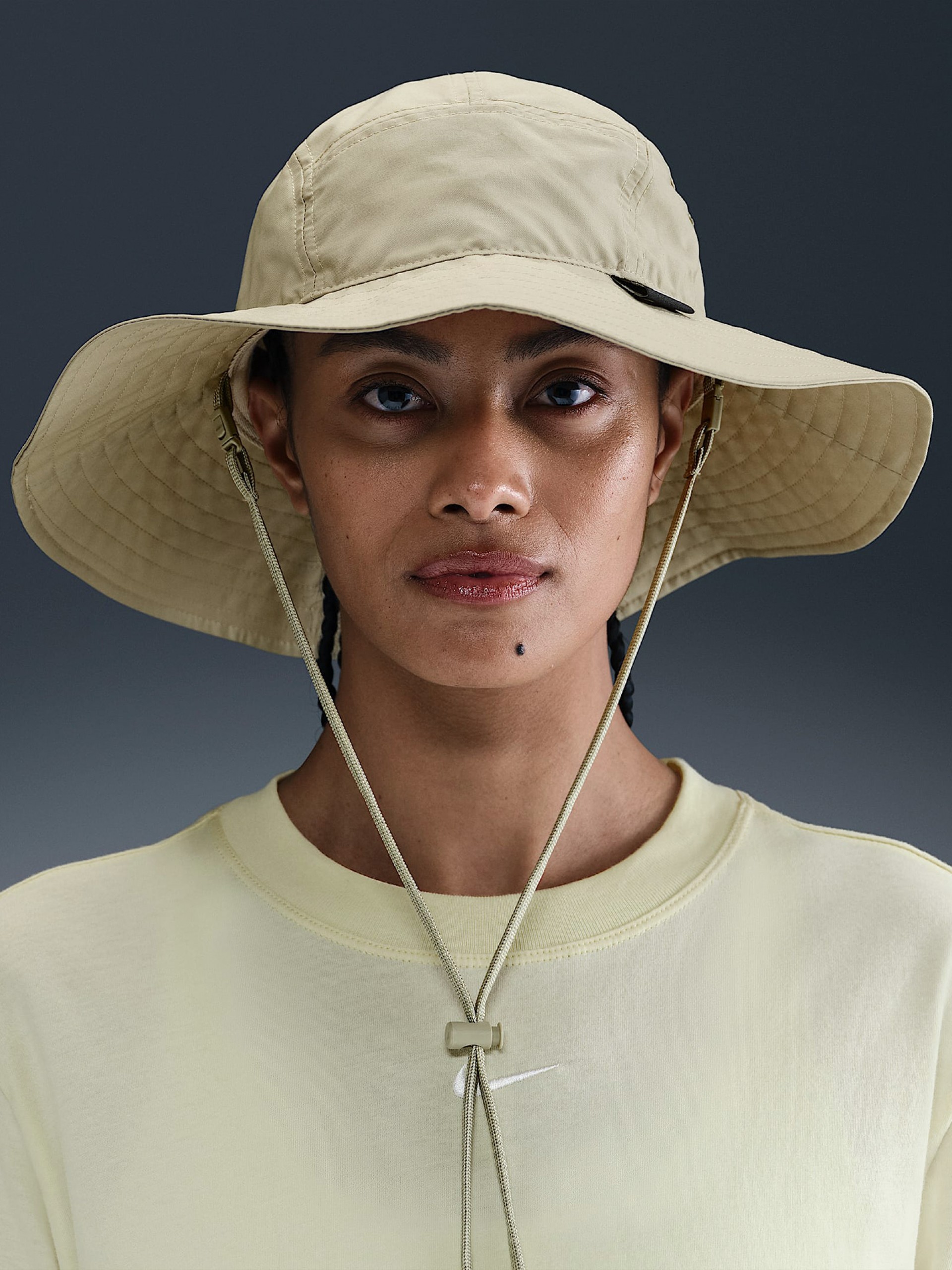 Nike Apex Beige Wide-Brim Hat