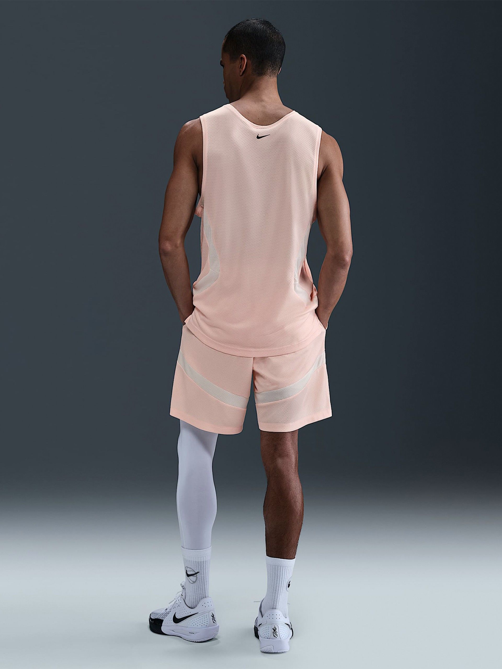 Camisola de Alças de Basquetebol Nike Icon Dri-FIT Rosa Para Homem