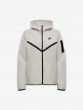 Nike Sportswear Tech Fleece Windrunner Beige Hooded Jacket For Women