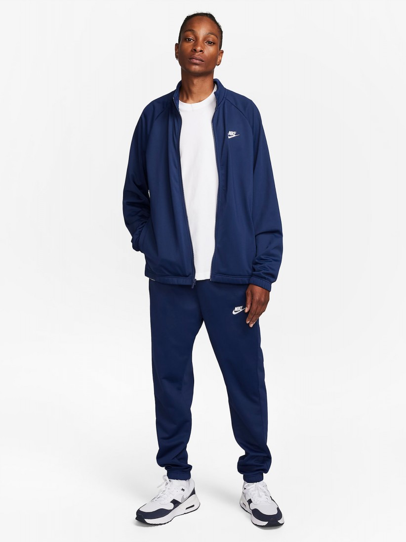 Fato de Treino Nike Club Poly-Knit Azul Para Homem