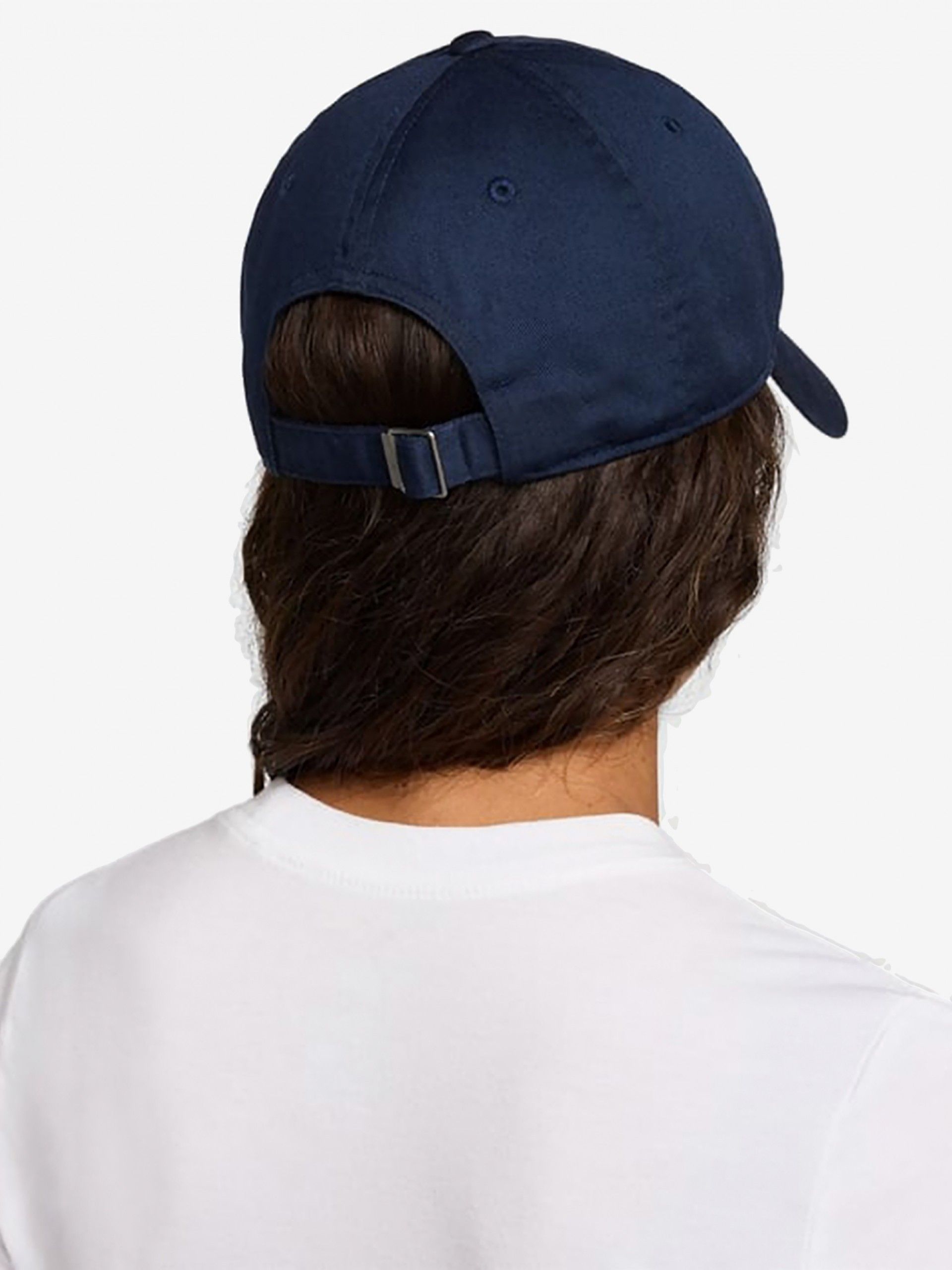 Boné Nike Club Azul Marinho Com Efeito Lavado