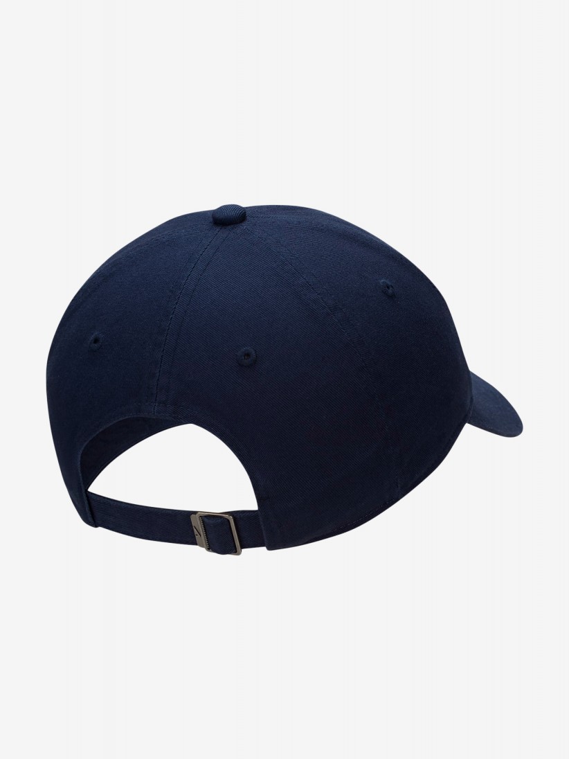 Bon Nike Club Azul Marinho Com Efeito Lavado