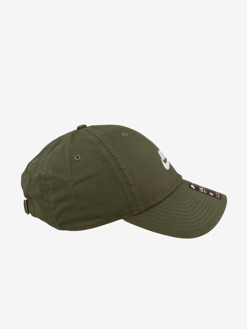 Gorra Nike Club Verde Con Efecto Lavado