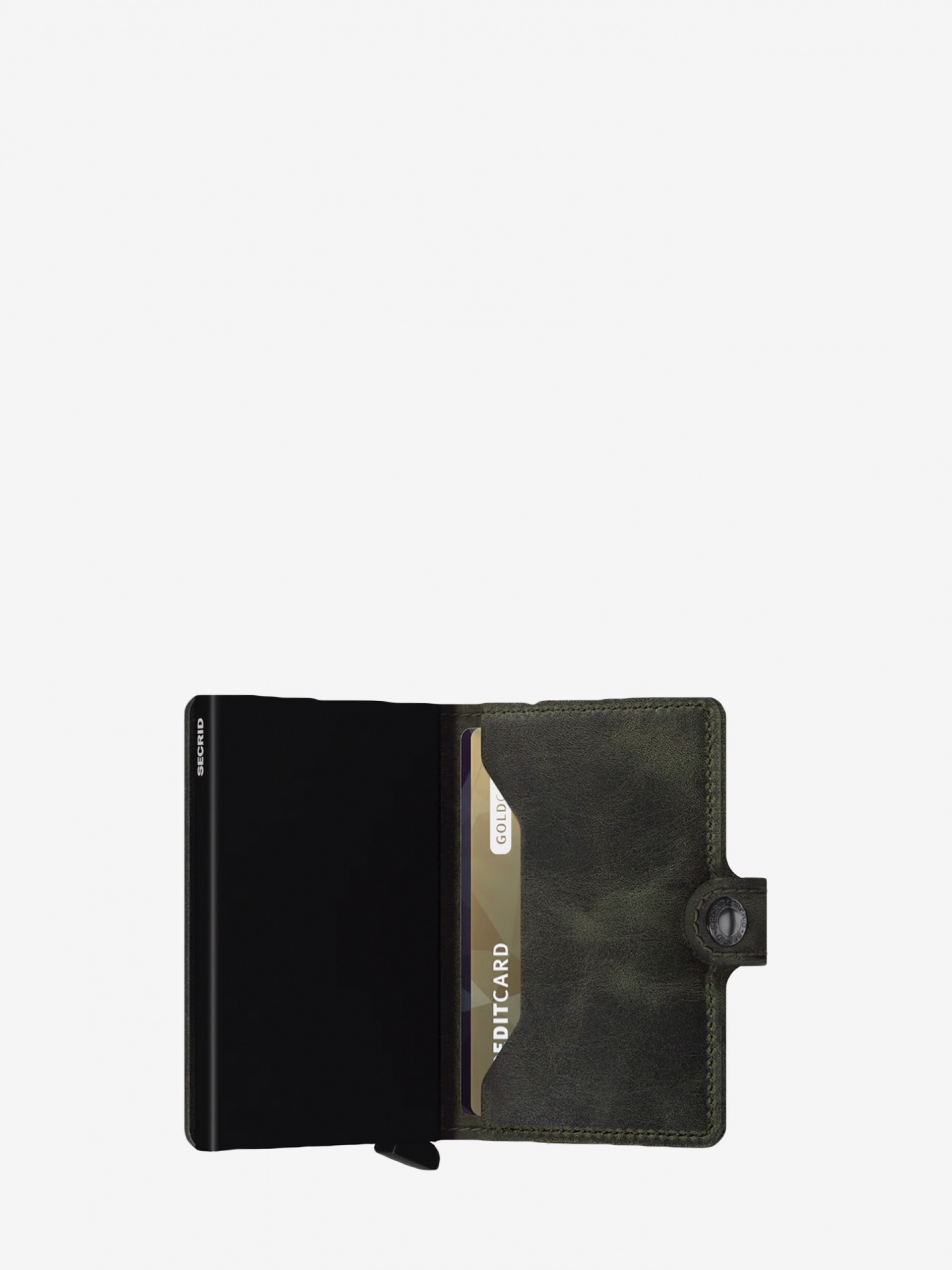 Carteira MV Secrid Verde e Preta