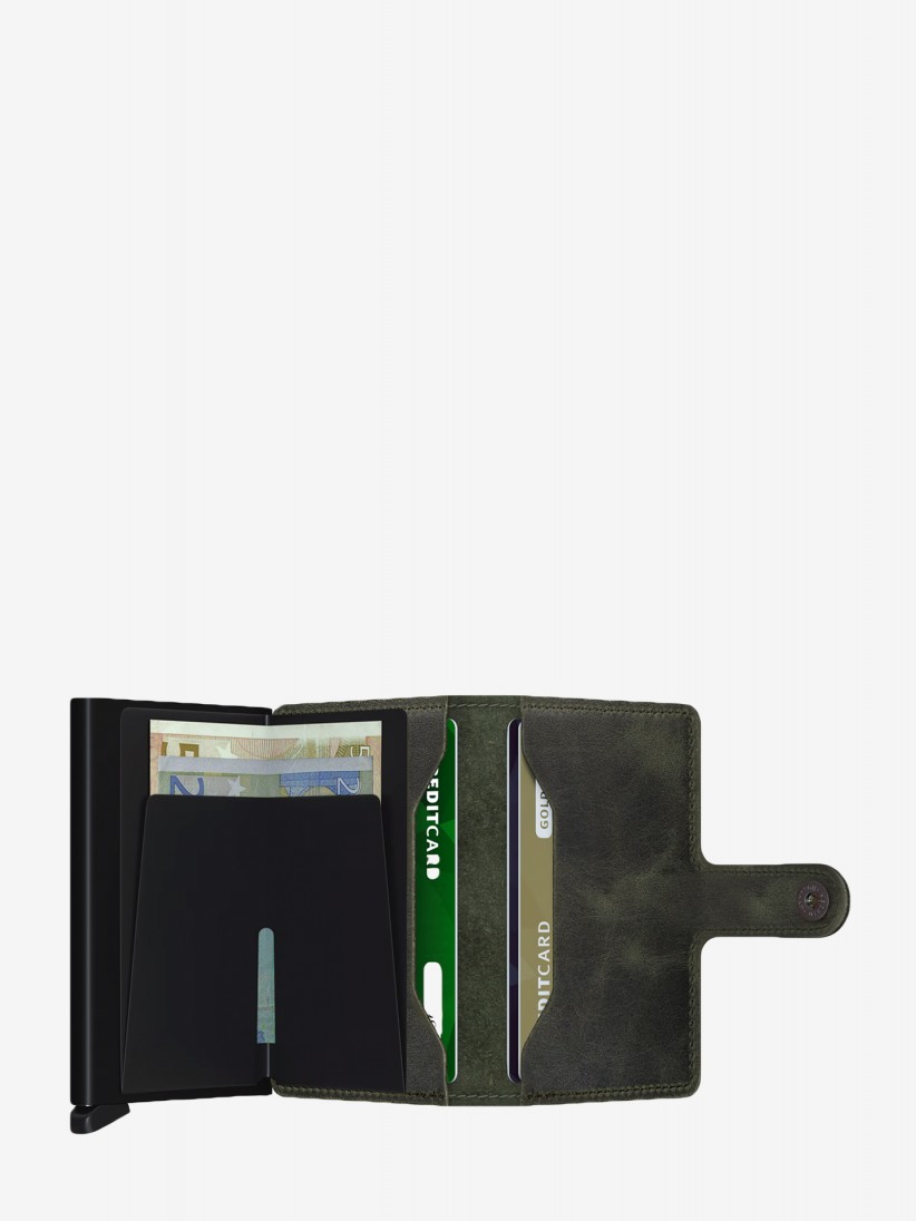 Cartera MV Secrid Verde y Negra