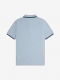 Polo Fred Perry M3600 Twin Tipped Azul