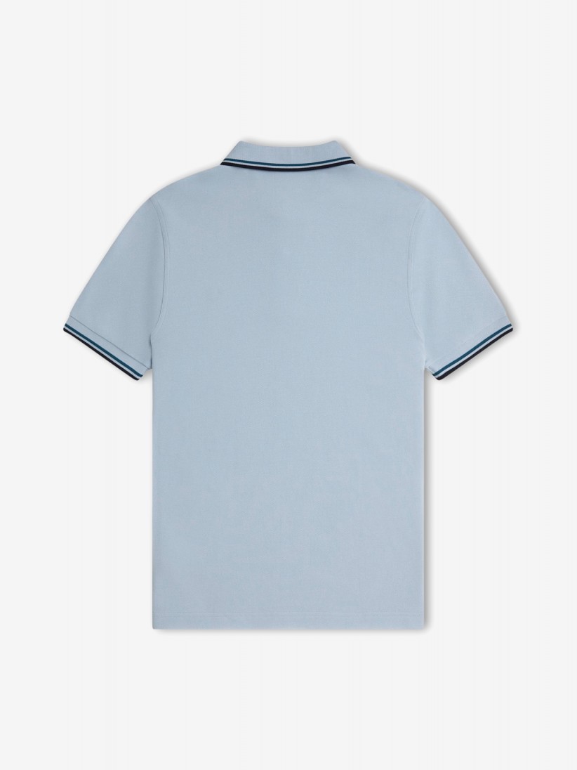 Polo Fred Perry M3600 Twin Tipped Azul