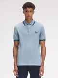 Polo Fred Perry M3600 Twin Tipped Azul