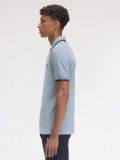 Polo Fred Perry M3600 Twin Tipped Azul