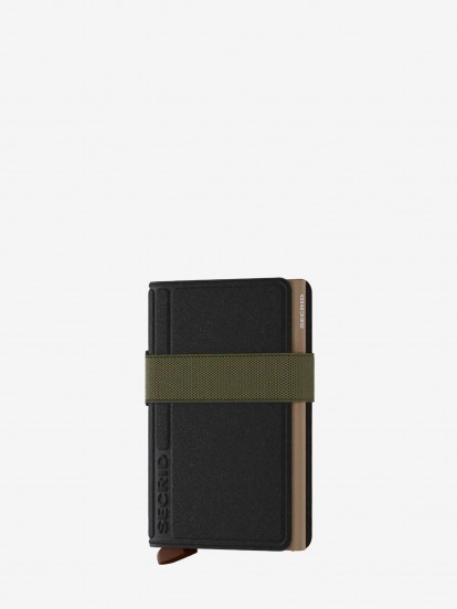 Secrid LIBA Band Black and Green Wallet
