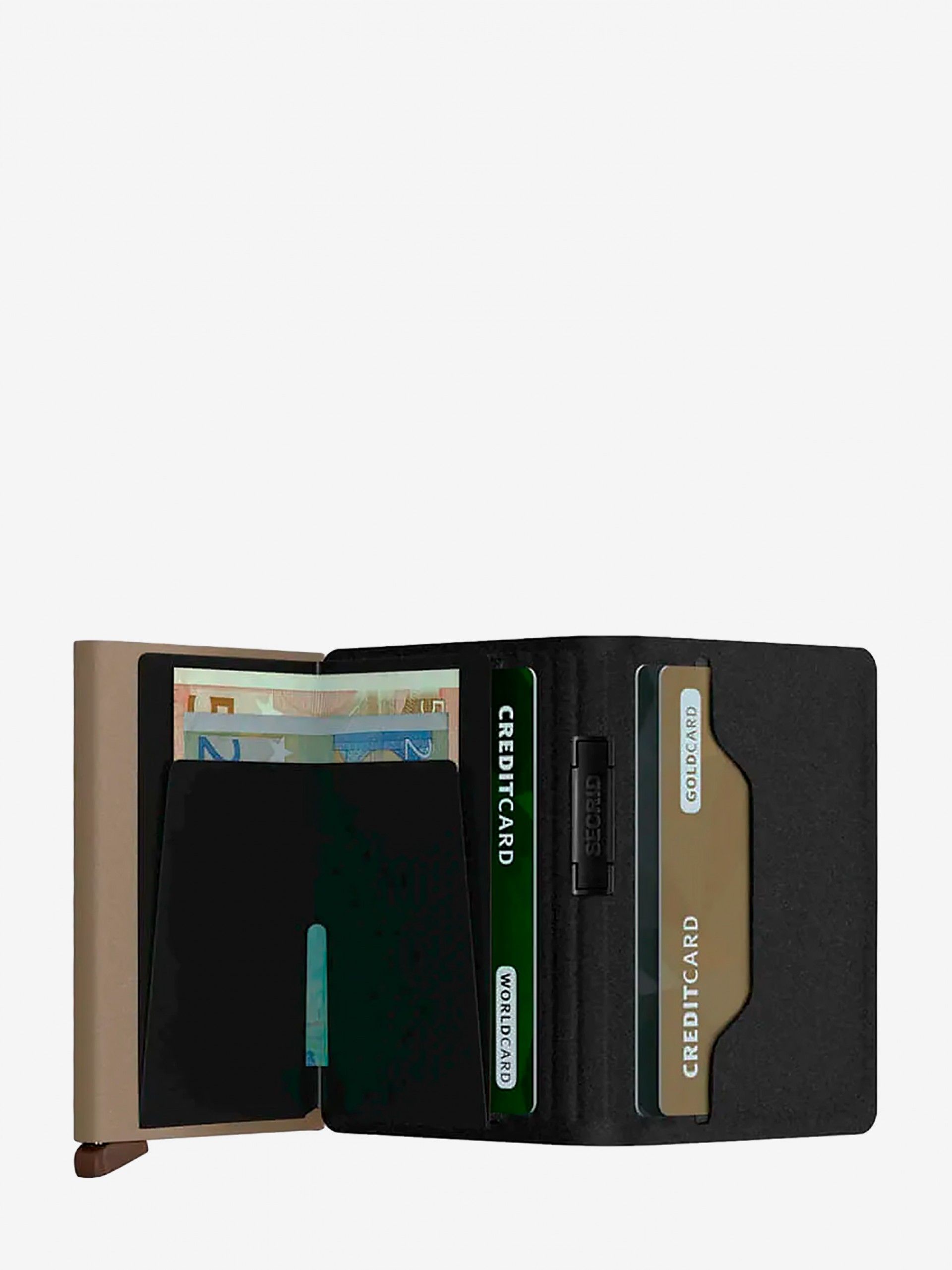 Carteira Secrid LIBA Band Preta e Verde