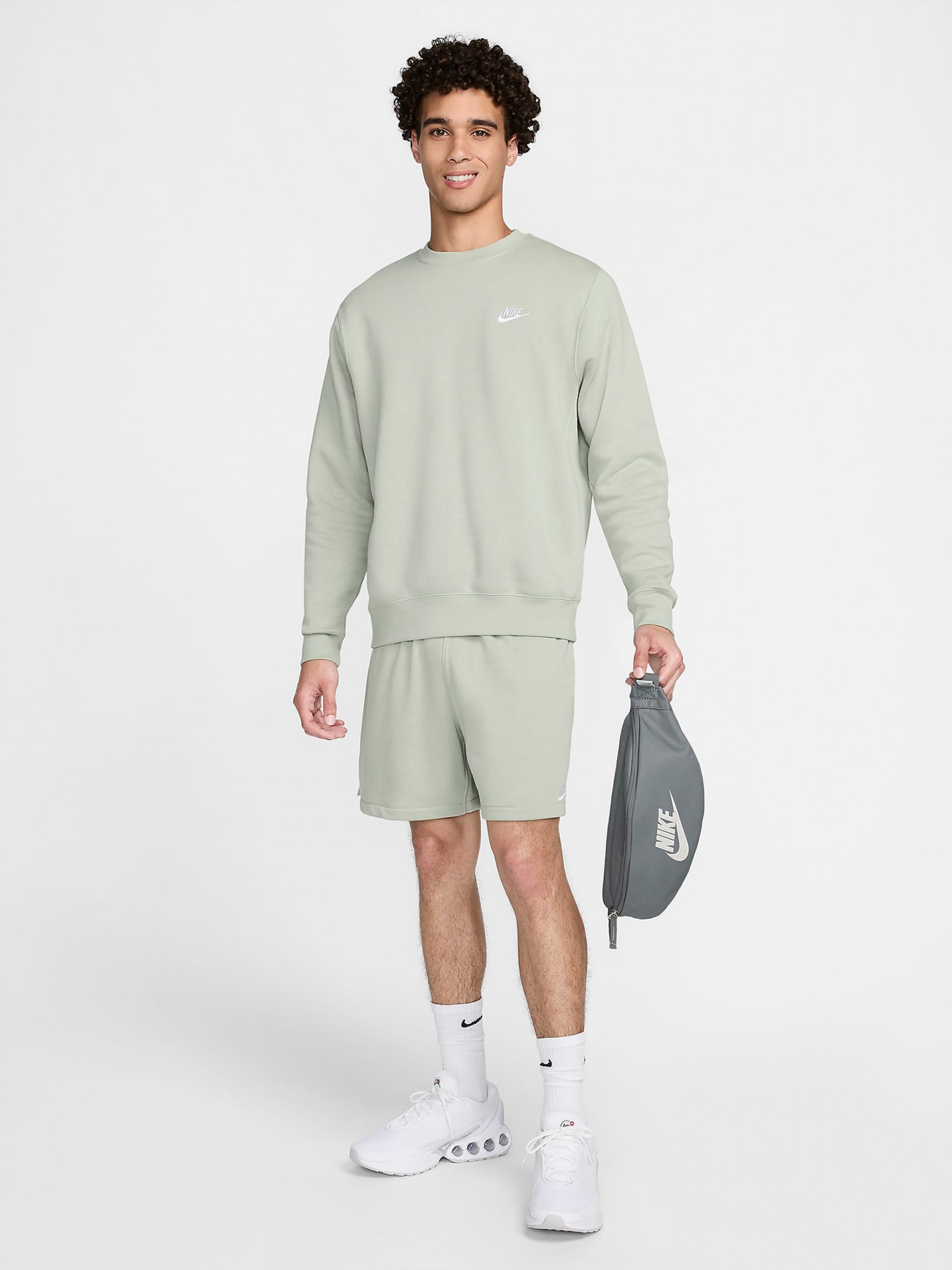 Bolsa de Cintura Nike Heritage Cinzenta