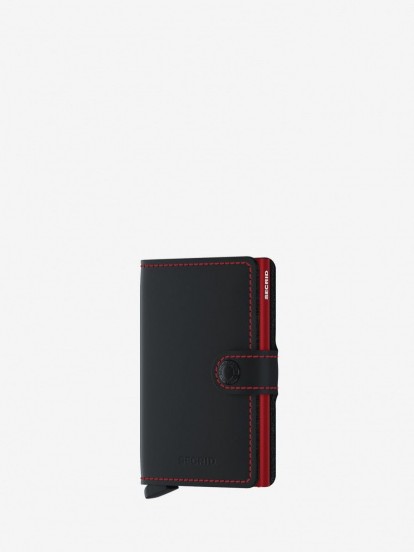 MM Secrid Black and Red Wallet