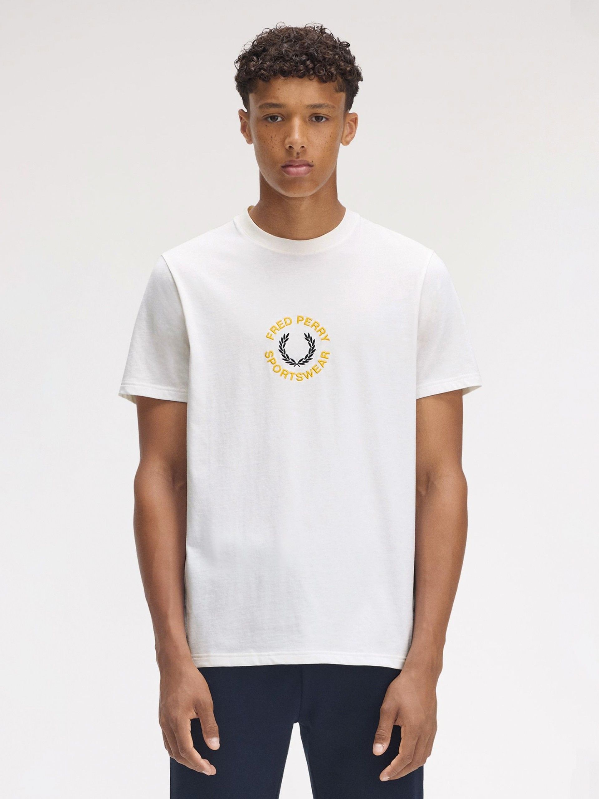 Fred Perry Sportswear Graphic White T-shirt