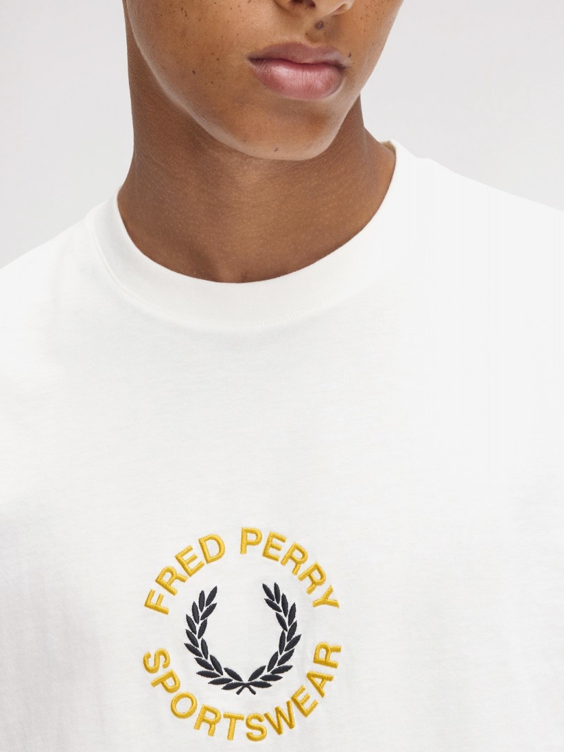 FRED PERRY☆ Sportswear Graphic T-Shirt LIGHT SMOKE Sportswear Graphic T-Shirt - Light Smoke | Men's T-Shirts