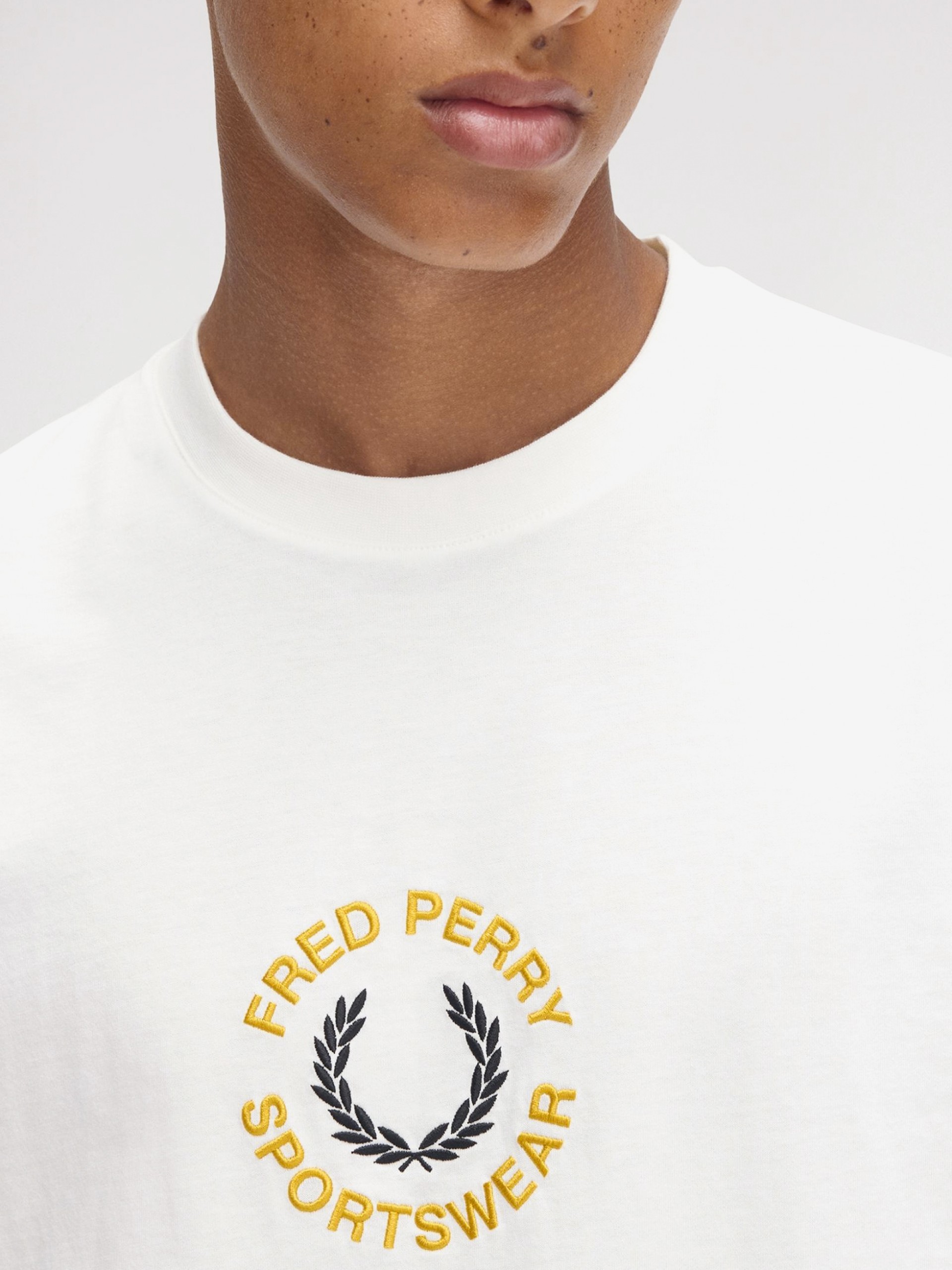 Fred Perry Sportswear Graphic White T-shirt