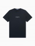 T-shirt Fred Perry Embroidered Azul