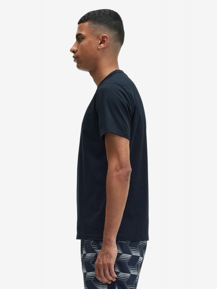 Fred Perry Embroidered Blue T-shirt - M4580-248 - BZR Online