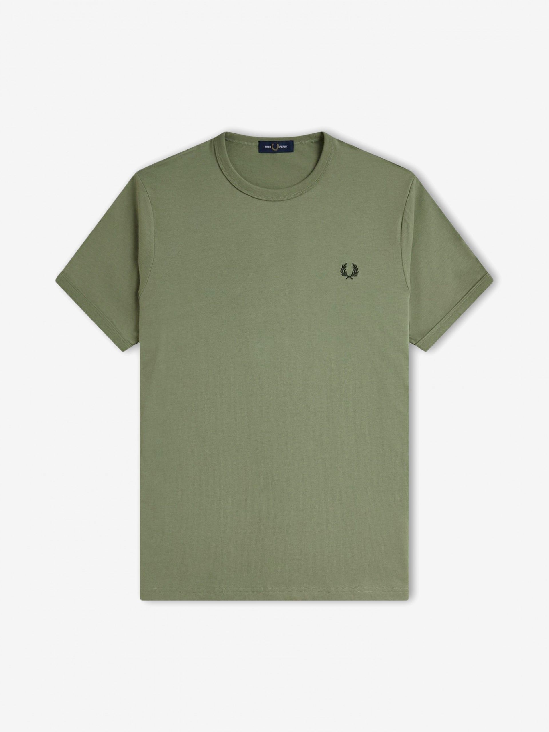 T-shirt Fred Perry Ringer Verde
