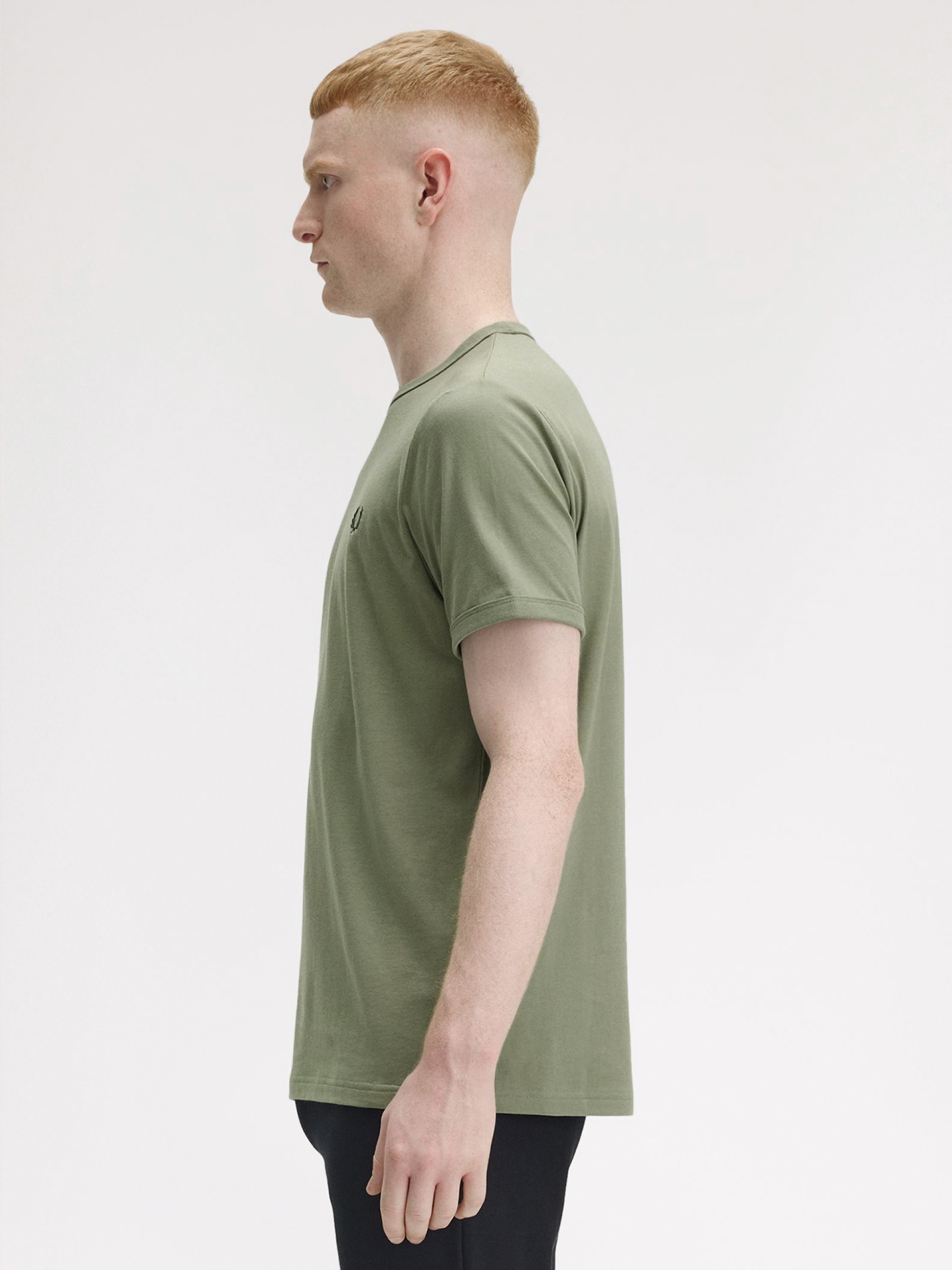 T-shirt Fred Perry Ringer Verde