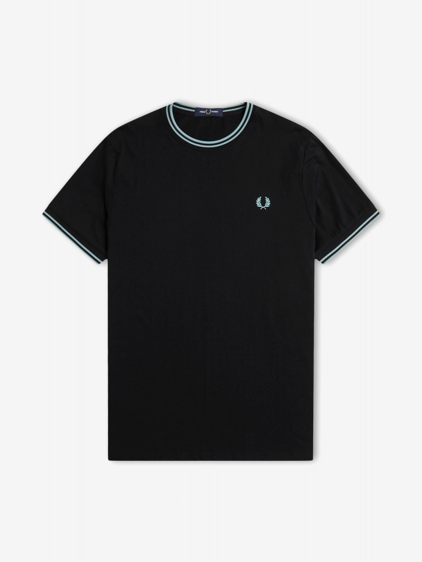 T-shirt Fred Perry Twin Tipped Preta e Azul