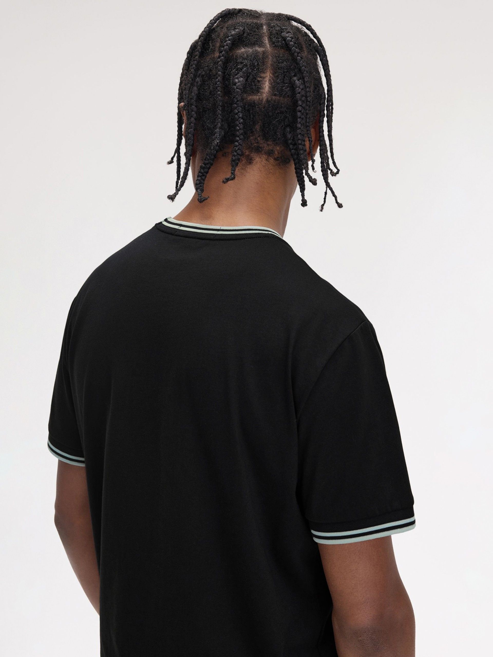 T-shirt Fred Perry Twin Tipped Preta e Azul